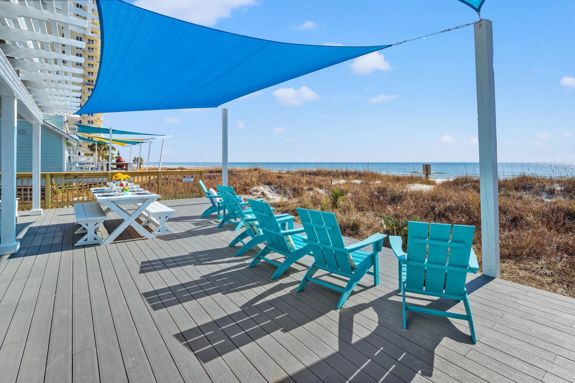 Luxury Gulf Front Property! Directly On The Beach! Sleeps 15! Panama City Beach Buitenkant foto